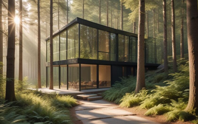 Панорамное остекление домов и коттеджей: обзор технологий и вариантов исполнения