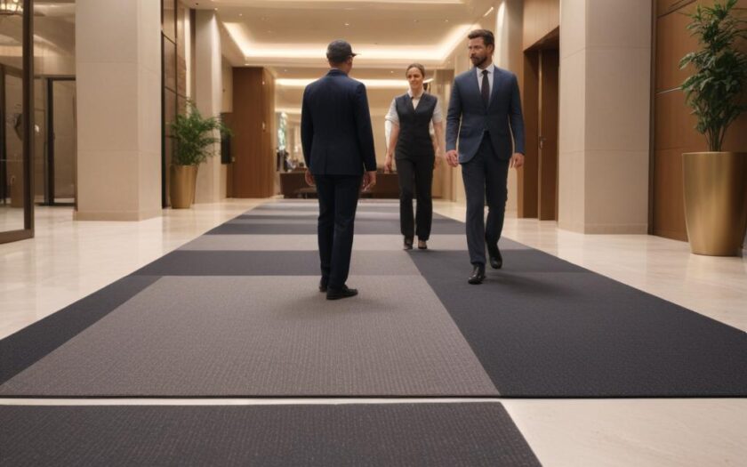 Услуги аренды грязезащитных ковров и обслуживания сменных ковров