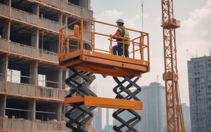 Аренда ножничного подъёмника: основные условия аренды и требования