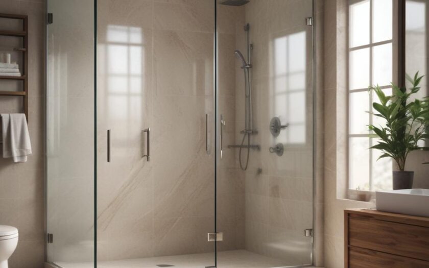 Душевые перегородки и стеклянные двери: характеристики материалов и варианты монтажа
