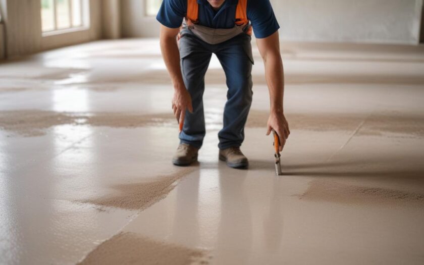 Полусухая стяжка пола: факторы стоимости и диапазоны цен